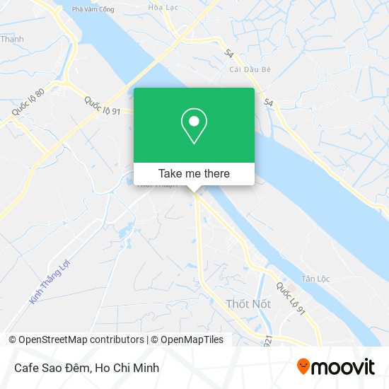 Cafe Sao Đêm map