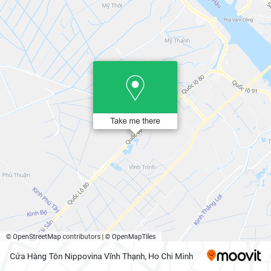 Cửa Hàng Tôn Nippovina Vĩnh Thạnh map