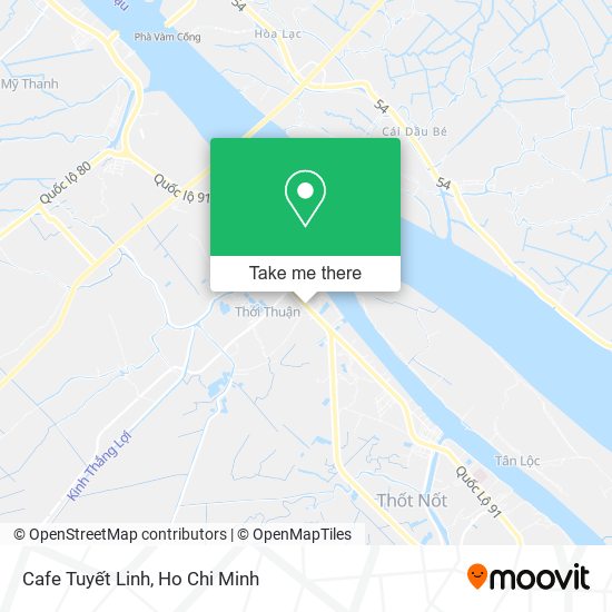 Cafe Tuyết Linh map