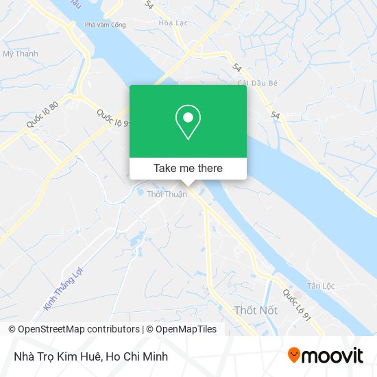Nhà Trọ Kim Huê map