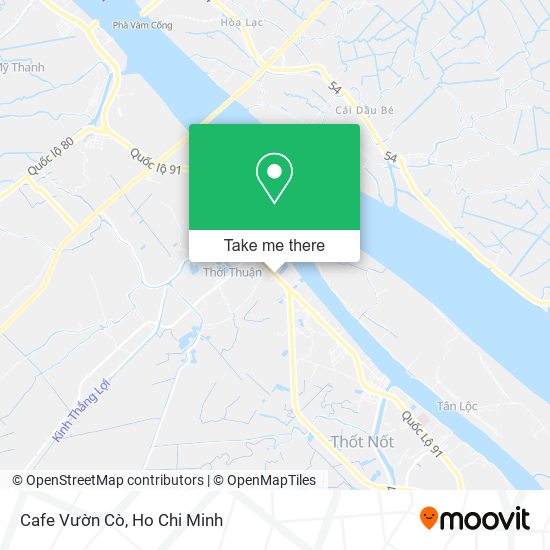 Cafe Vườn Cò map