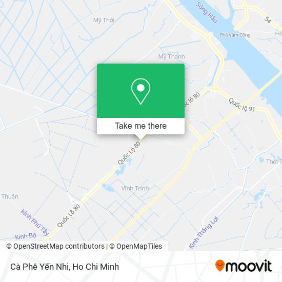 Cà Phê Yến Nhi map