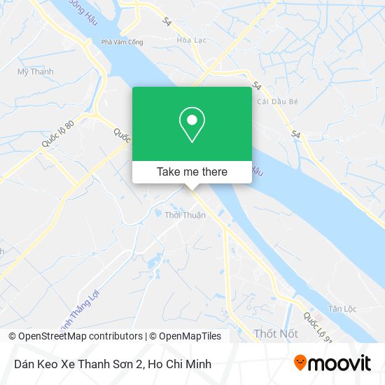 Dán Keo Xe Thanh Sơn 2 map