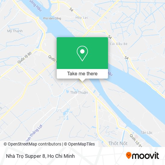 Nhà Trọ Supper 8 map