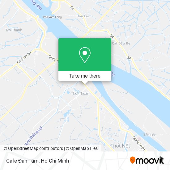 Cafe Đan Tâm map