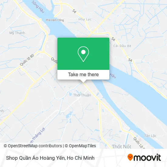 Shop Quần Áo Hoàng Yến map