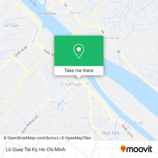 Lò Quay Tài Ký map