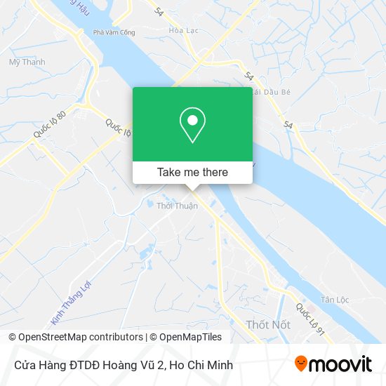 Cửa Hàng ĐTDĐ Hoàng Vũ 2 map
