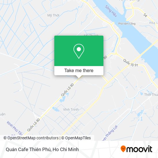 Quán Cafe Thiên Phú map
