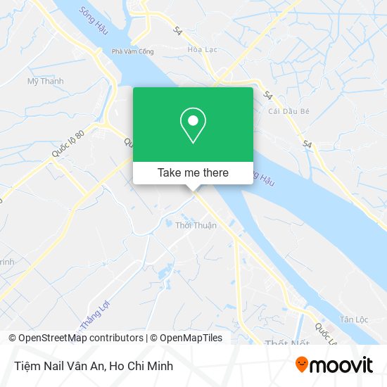 Tiệm Nail Vân An map