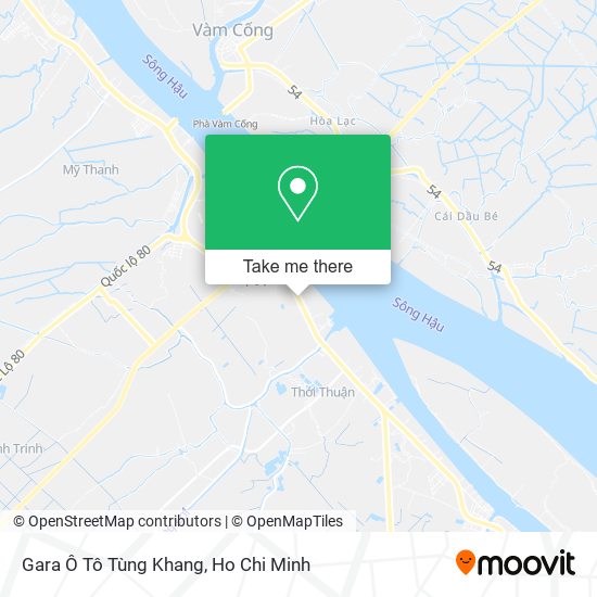 Gara Ô Tô Tùng Khang map