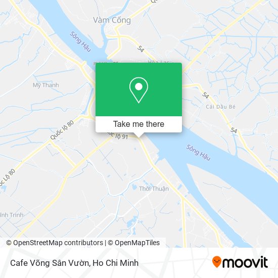 Cafe Võng Sân Vườn map