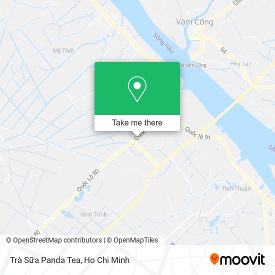 Trà Sữa Panda Tea map
