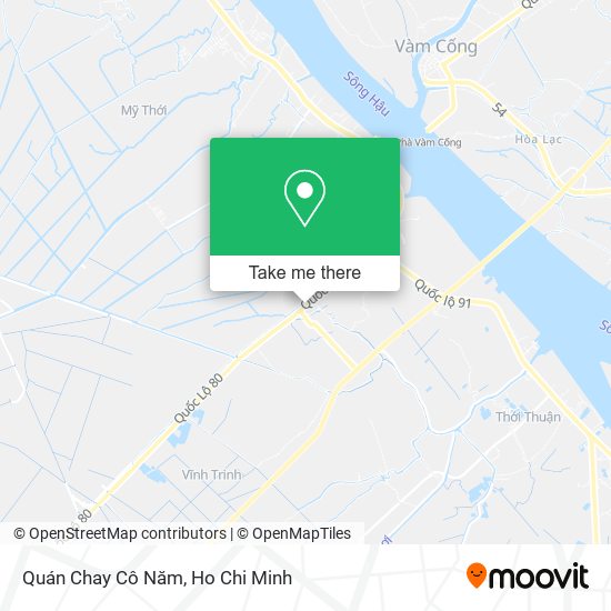 Quán Chay Cô Năm map