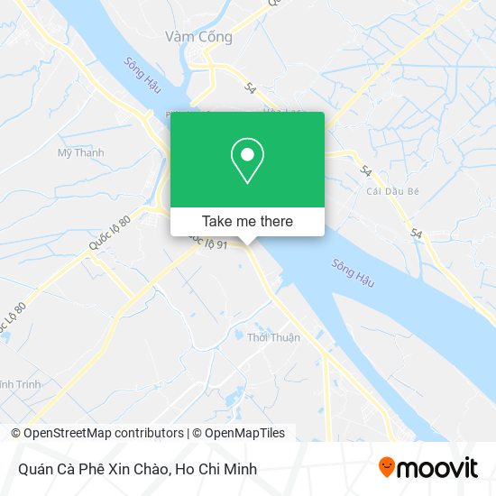 Quán Cà Phê Xin Chào map
