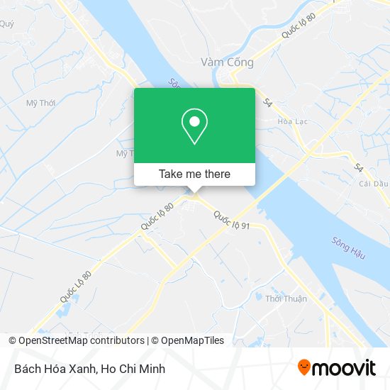 Bách Hóa Xanh map