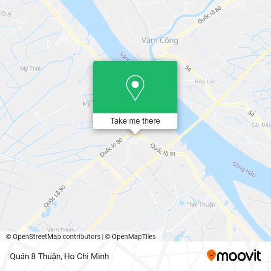 Quán 8 Thuận map