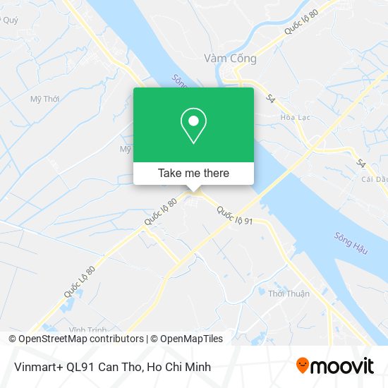 Vinmart+ QL91 Can Tho map