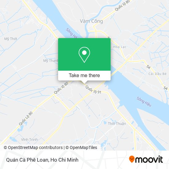 Quán Cà Phê Loan map