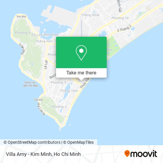 Villa Amy - Kim Minh map
