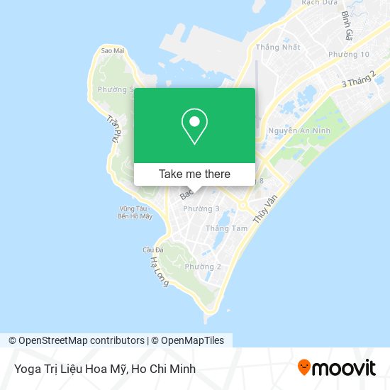 Yoga Trị Liệu Hoa Mỹ map