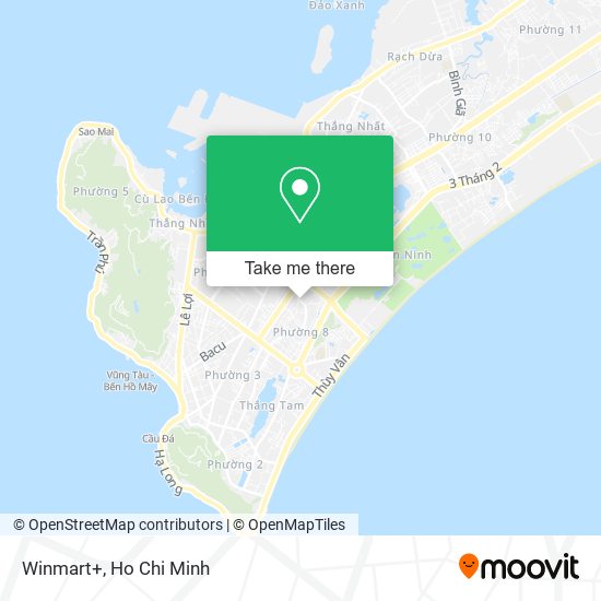 Winmart+ map