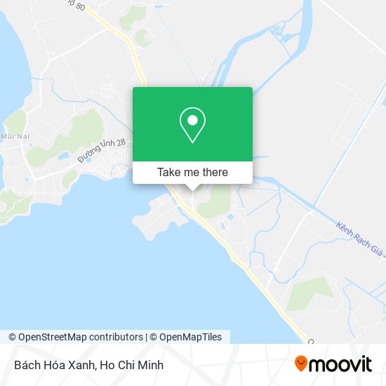 Bách Hóa Xanh map
