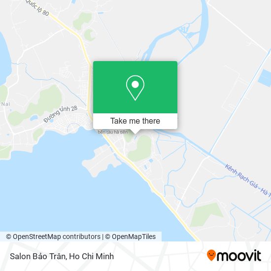 Salon Bảo Trân map