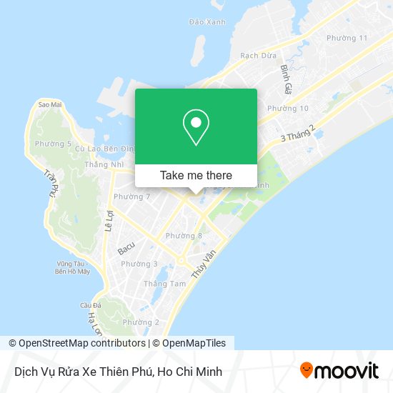Dịch Vụ Rửa Xe Thiên Phú map