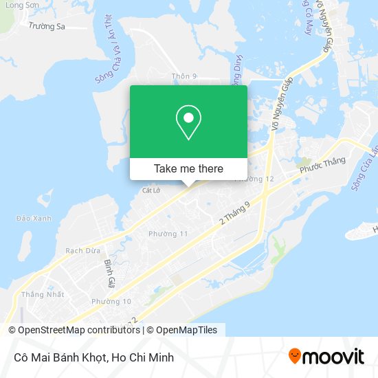 Cô Mai Bánh Khọt map