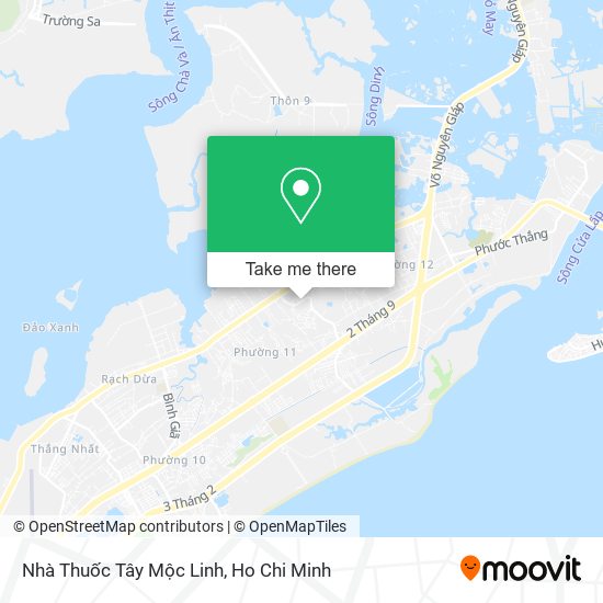 Nhà Thuốc Tây Mộc Linh map