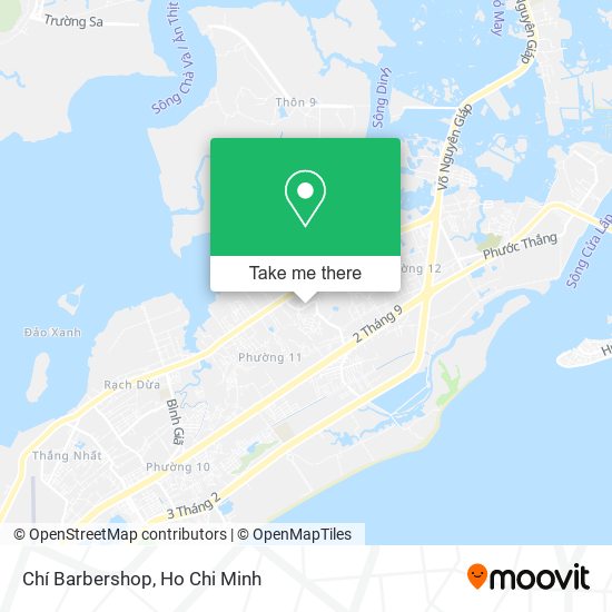 Chí Barbershop map