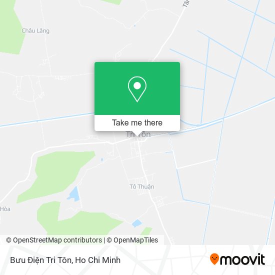 Bưu Điện Tri Tôn map