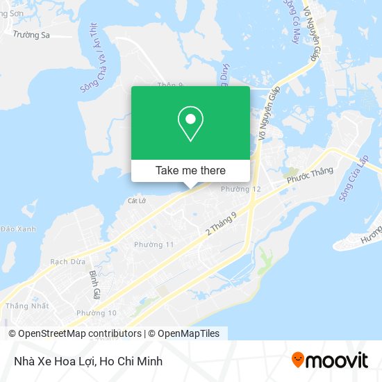 Nhà Xe Hoa Lợi map