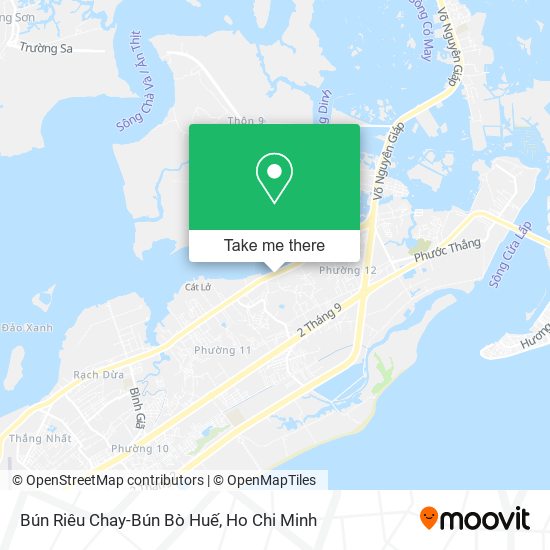 Bún Riêu Chay-Bún Bò Huế map