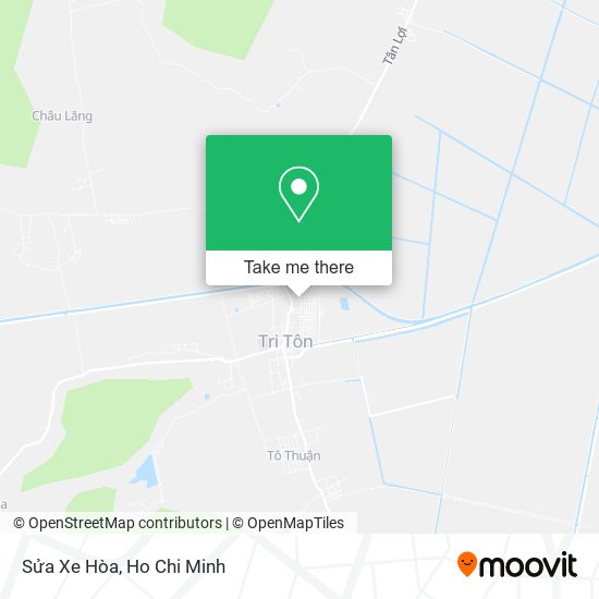 Sửa Xe Hòa map