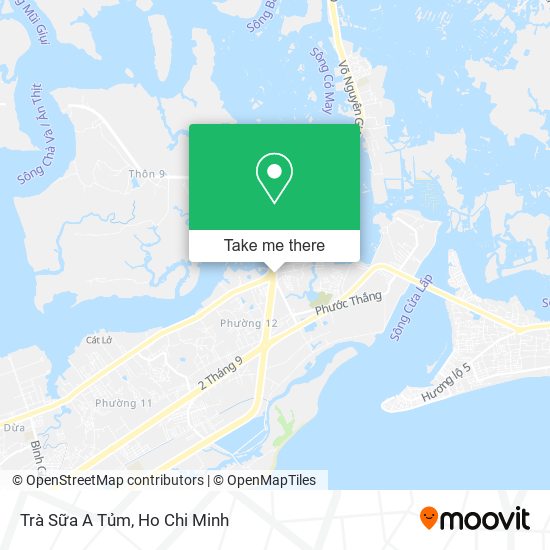 Trà Sữa A Tủm map