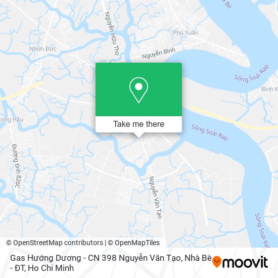 Gas Hướng Dương - CN 398 Nguyễn Văn Tạo, Nhà Bè - ĐT map