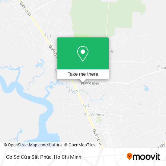 Cơ Sở Cửa Sắt Phúc map