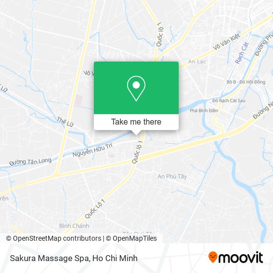 Sakura Massage Spa map