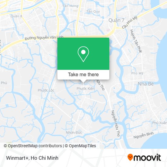 Winmart+ map