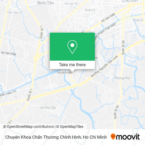 Chuyên Khoa Chấn Thương Chỉnh Hình map