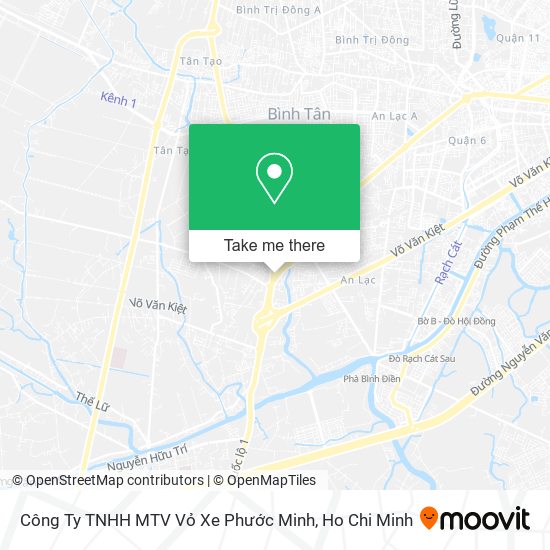 Công Ty TNHH MTV Vỏ Xe Phước Minh map