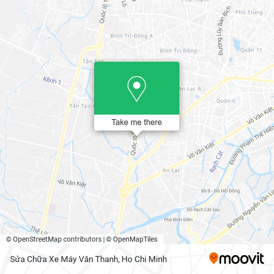 Sửa Chữa Xe Máy Văn Thanh map