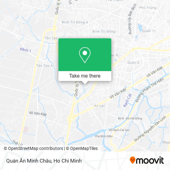 Quán Ăn Minh Châu map