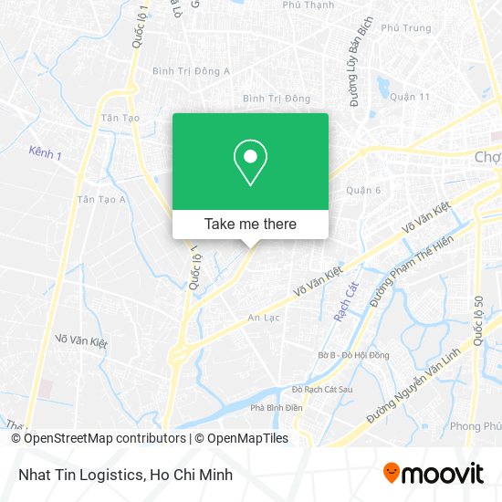 Nhat Tin Logistics map