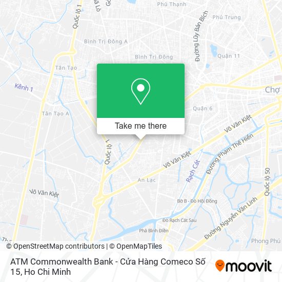 ATM Commonwealth Bank - Cửa Hàng Comeco Số 15 map