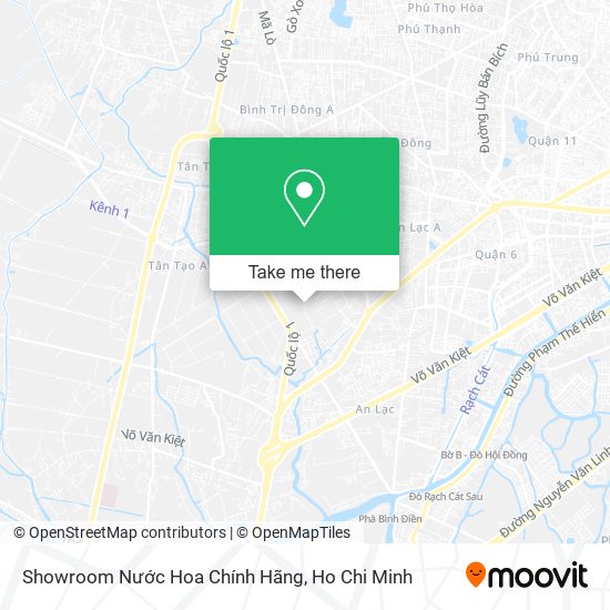 Showroom Nước Hoa Chính Hãng map