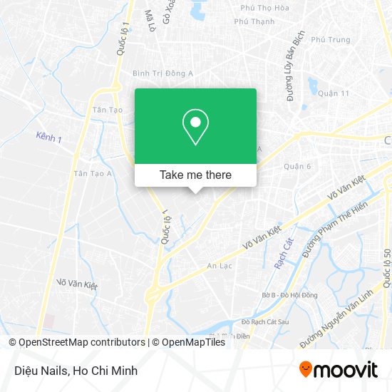 Diệu Nails map