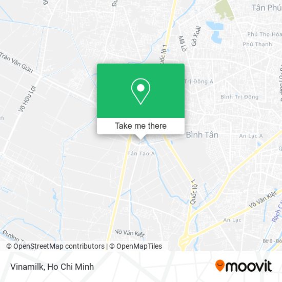 Vinamilk map